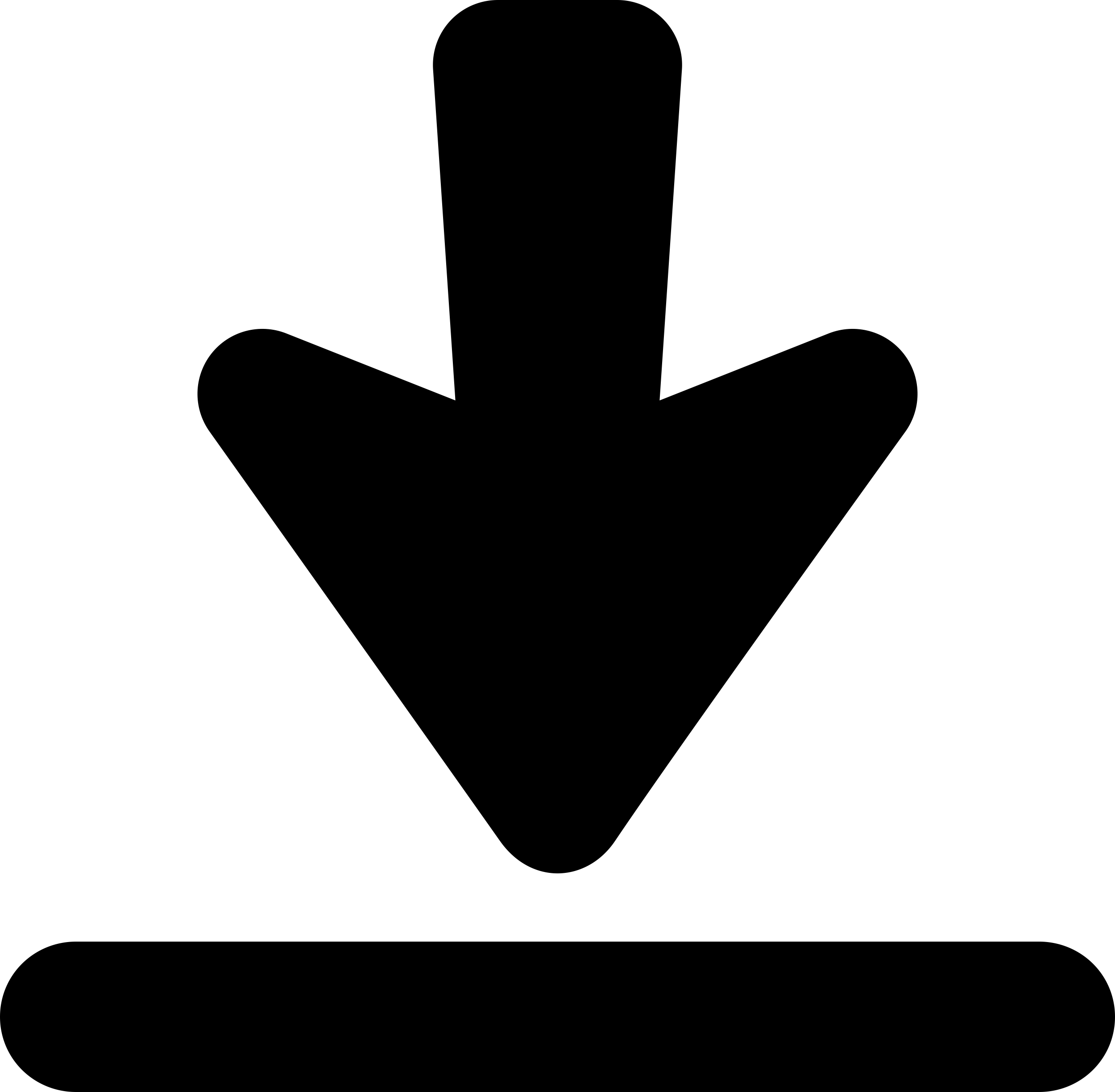 Down Arrow Download Button Svg Line Art Free Vectors